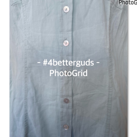 NEW Da-Nang Surplus Woven Button Front Lightweight Cotton Blouse Sz Medium - Picture 7 of 16